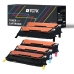 Multipack (4) Toners Multiple colors Compatible with Samsung CLP, CLX - Replaces CLT-C4092S (SU005A)